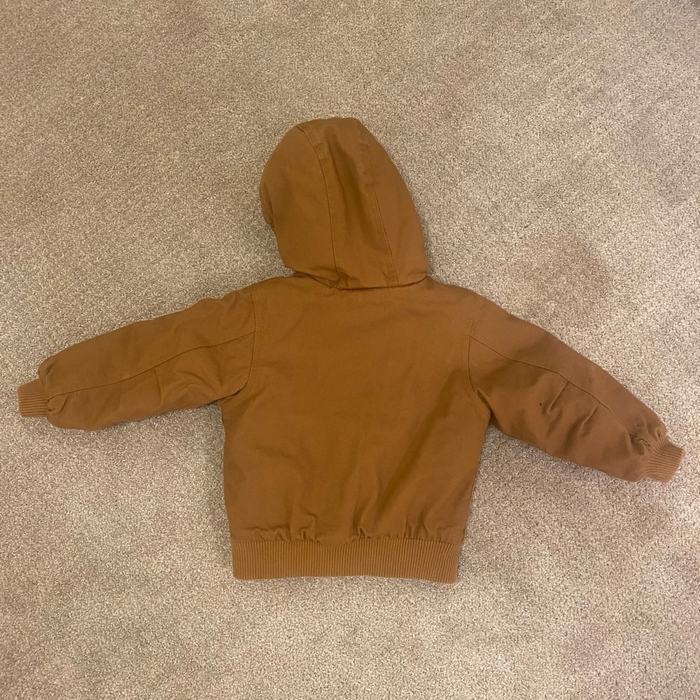 Carhartt boys canvas coat size 4T